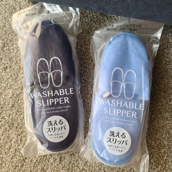 Shoes Nwt Navy Blue House Slippers Size Large 11 Women Or 9 Men